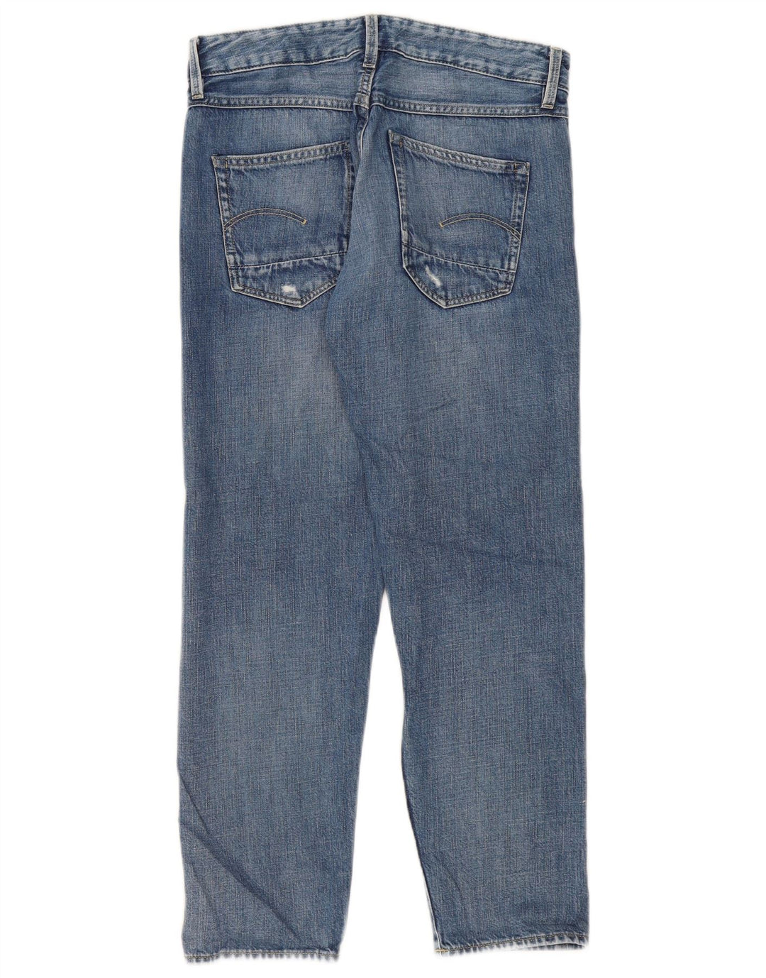 G-Star Blugi Distressed drepte pentru femei W24 L30 Bumbac albastru