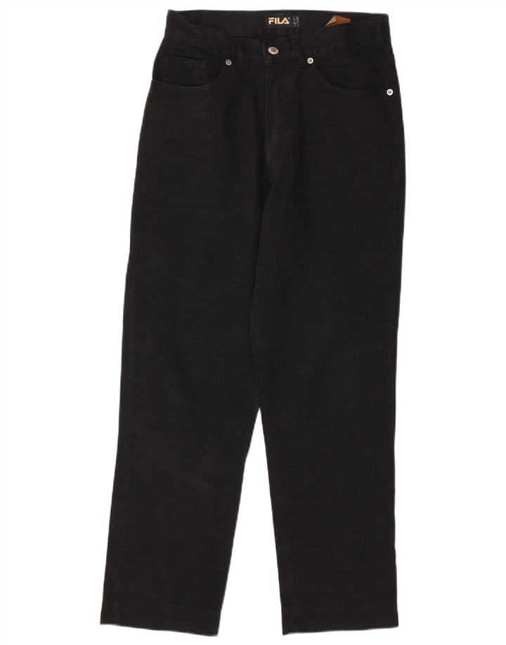 Blugi conici pentru femei Fila IT 42 Medium W28 L27 Negri