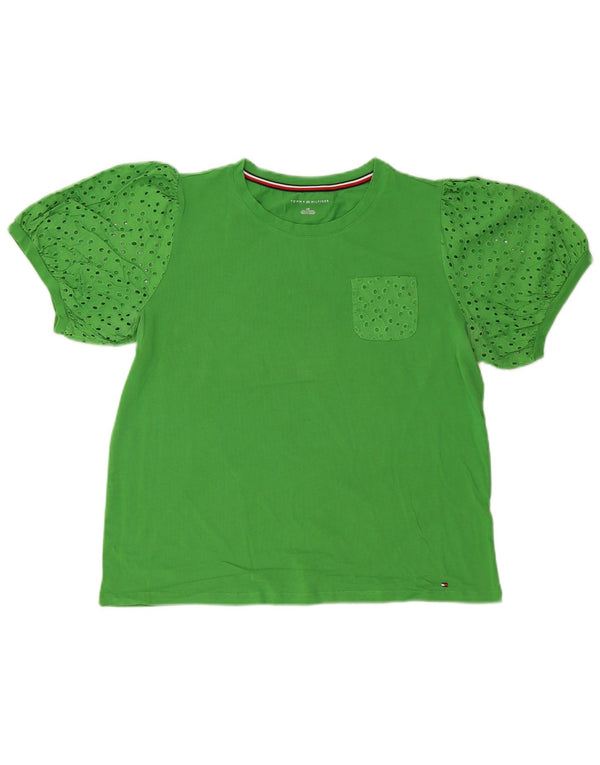 TOMMY HILFIGER Tricou pentru femei Top UK 16 Large Green