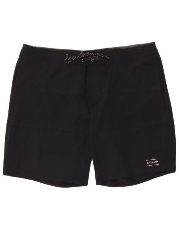 Pantaloni scurți de înot Quiksilver pentru bărbați, mari, negru, poliester