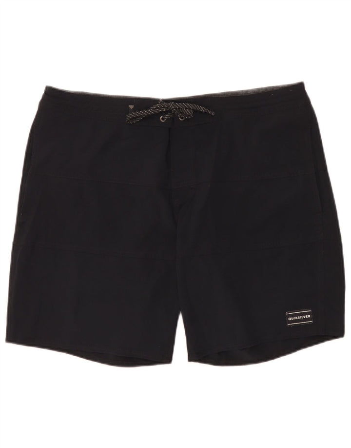 Pantaloni scurți de înot Quiksilver pentru bărbați, mari, negru, poliester