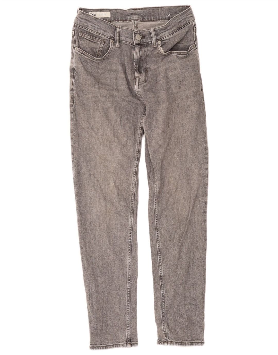 Blugi slim pentru bărbați Zara EU 38 Mici L30 L29 Bumbac gri