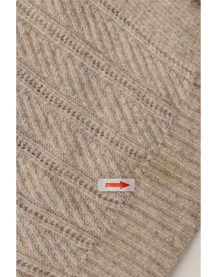 Pulover pentru femei Marks & Spencer Crop Cardigan UK 14 Medium Bej Poliester