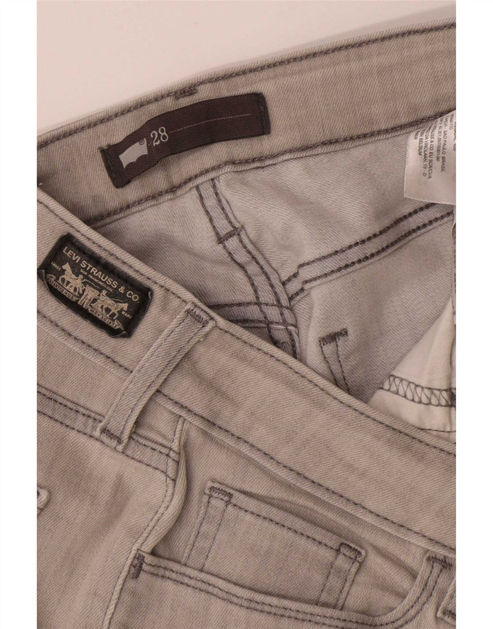 Blugi tăiați pentru femei Levi's W28 L25 bumbac gri