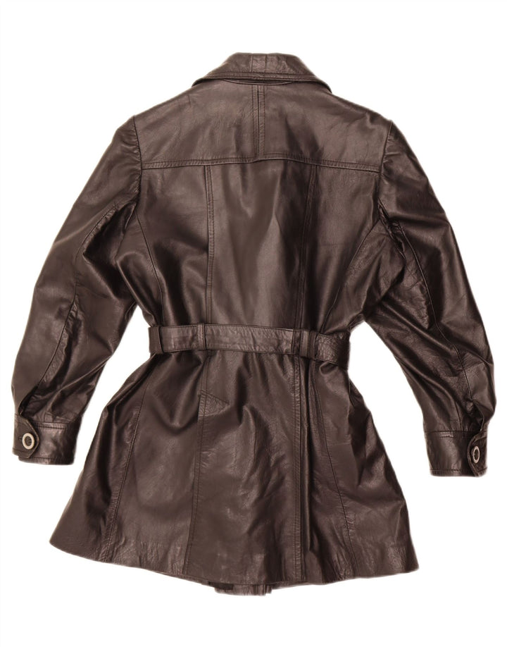 Palton din piele pentru femei Maxime IT 48 XL negru