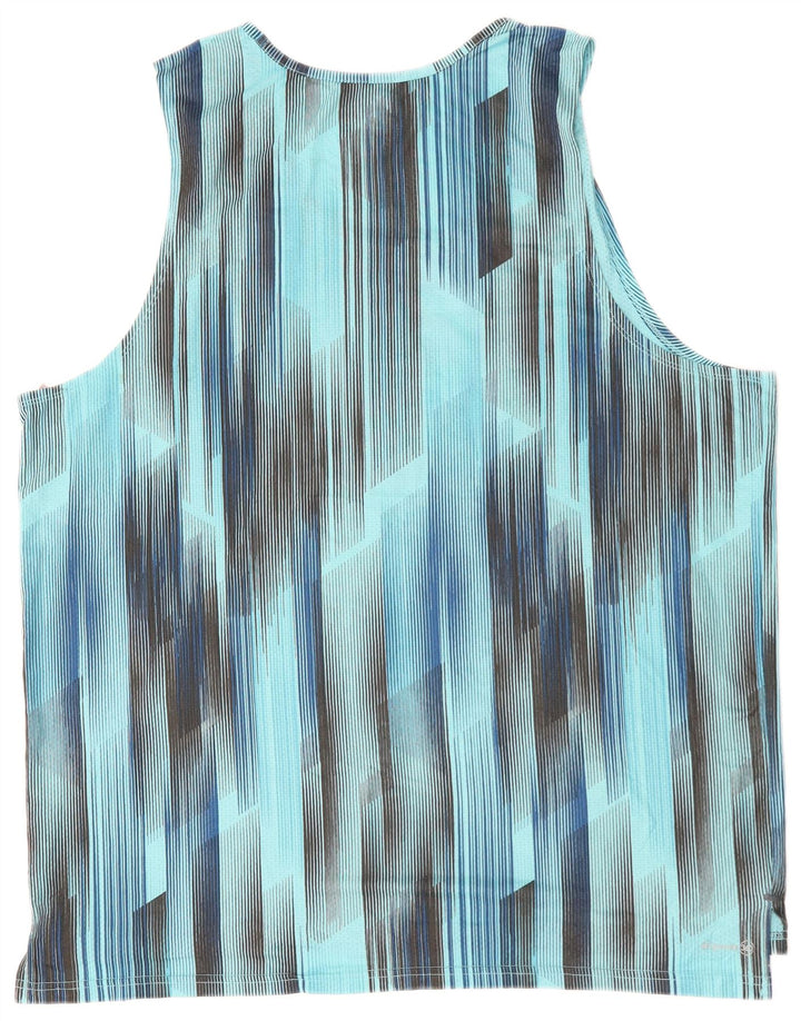 RUSSELL ATHLETIC Vest Vest Top XL Albastru Poliester Geometric