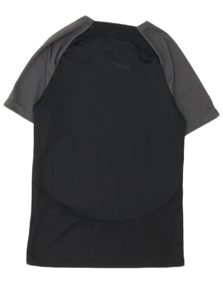 Tricou grafic Nike Dri Fit pentru bărbați Top mic, negru, poliester color bloc
