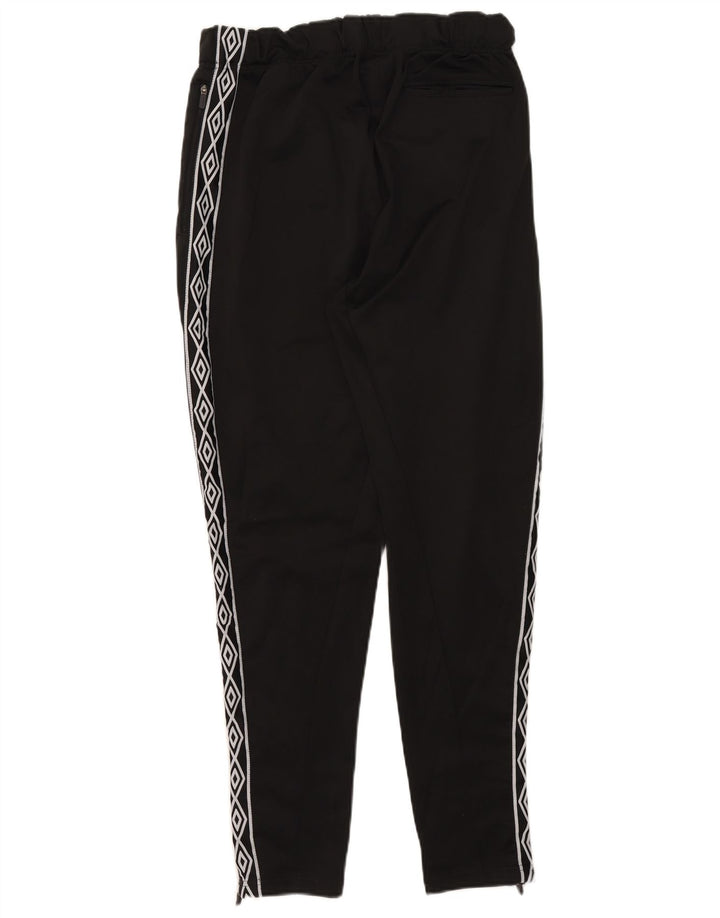 Pantaloni de trening grafic Umbro pentru bărbați, mari, negru, poliester