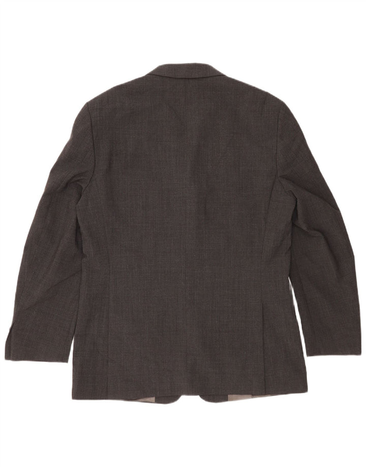 Blazer pentru bărbați Zara, cu 3 nasturi, UK 40, lână mare, gri