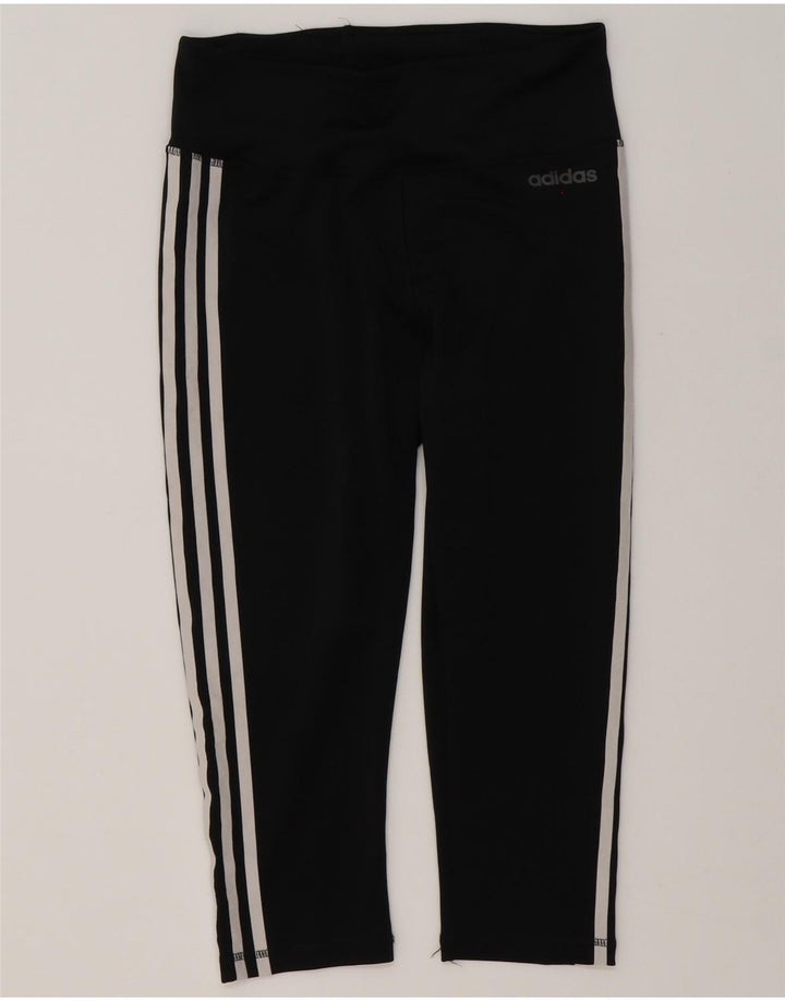 Leggings Adidas Climalite Capri pentru femei UK 12/14 Poliester mediu negru