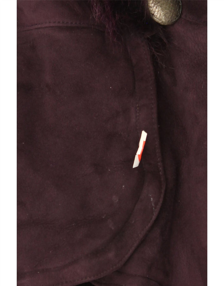 Jachetă supradimensionată pentru femei vintage cu mâneci 3/4 IT 42 violet mediu