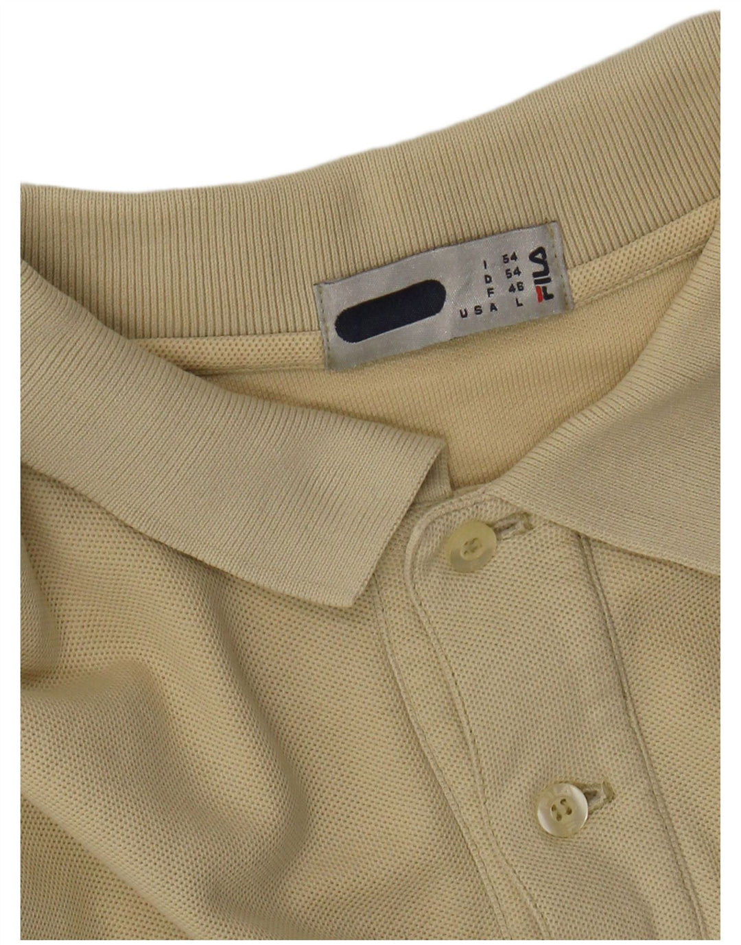 Tricou polo pentru bărbați FILA IT 54 XL Bej