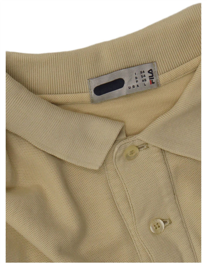 Tricou polo pentru bărbați FILA IT 54 XL Bej
