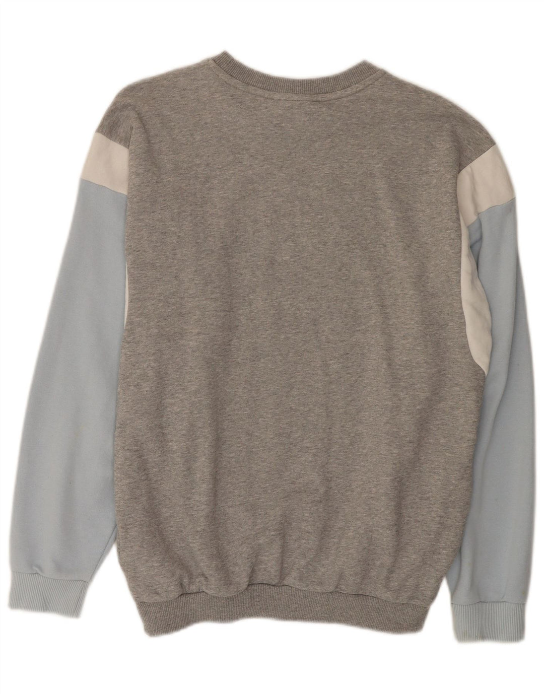 Pulover de hanorac grafic Adidas pentru femei UK 8 Mic gri Colorblock