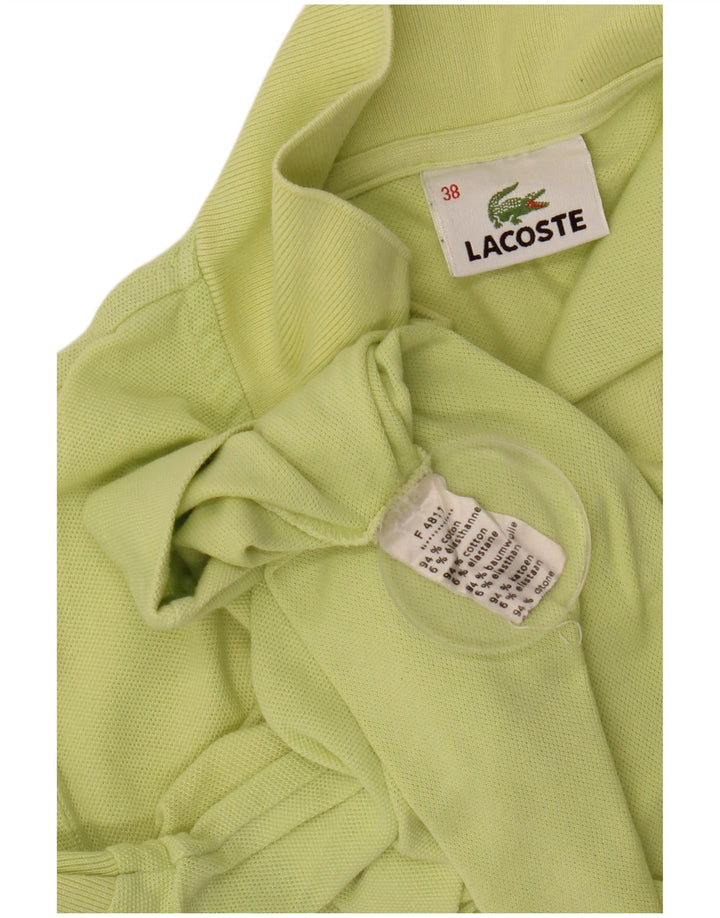 Tricou polo pentru femei LACOSTE Mărimea 38 bumbac verde mediu