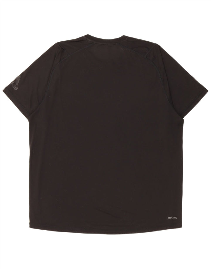 Tricou Adidas Climalite Graphic Top XL Poliester Negru