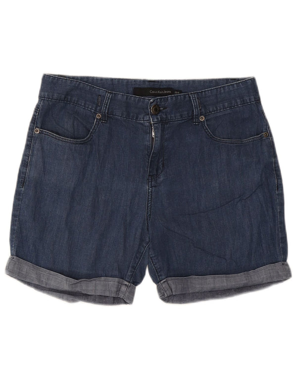 Pantaloni scurți din denim pentru femei Calvin Klein Jeans US 8 Medium W29 Bumbac albastru