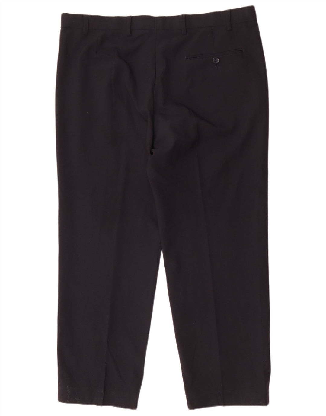 Pantaloni de costum obișnuiți pentru bărbați Marks & Spencer L38 L29 Poliester bleumarin