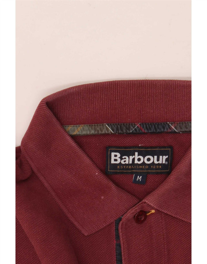 Cămașă polo pentru bărbați Barbour Burgundy mediu