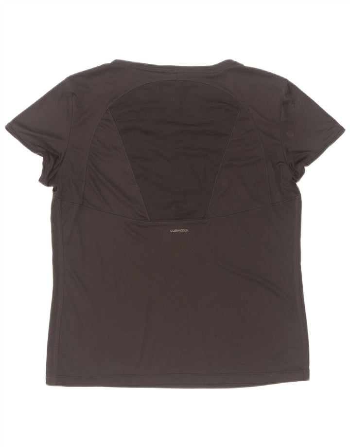 Tricou Adidas Climacool pentru femei Top UK 16 Poliester negru mare