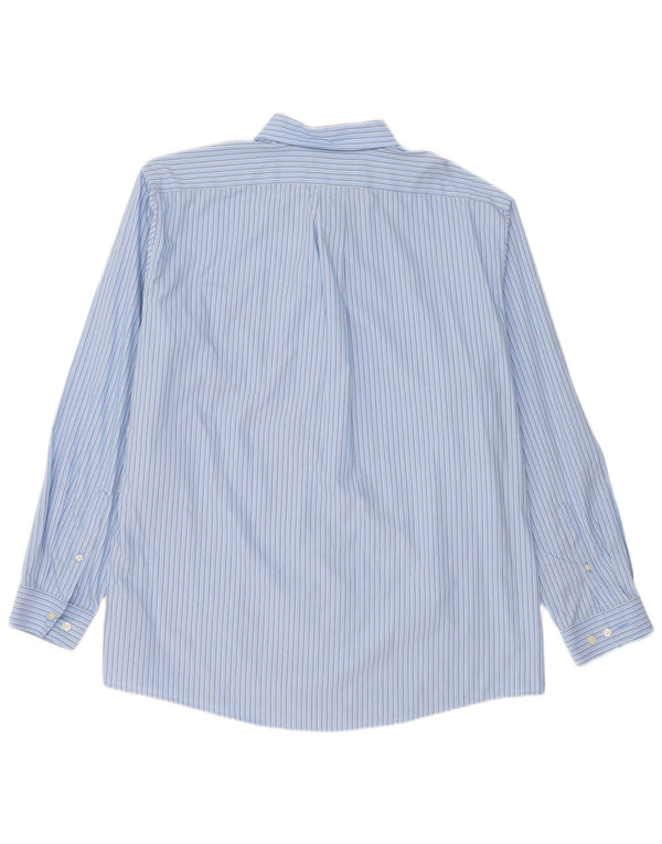 Cămașă pentru bărbați Eddie Bauer Classic Fit XL, bumbac cu dungi, albastru