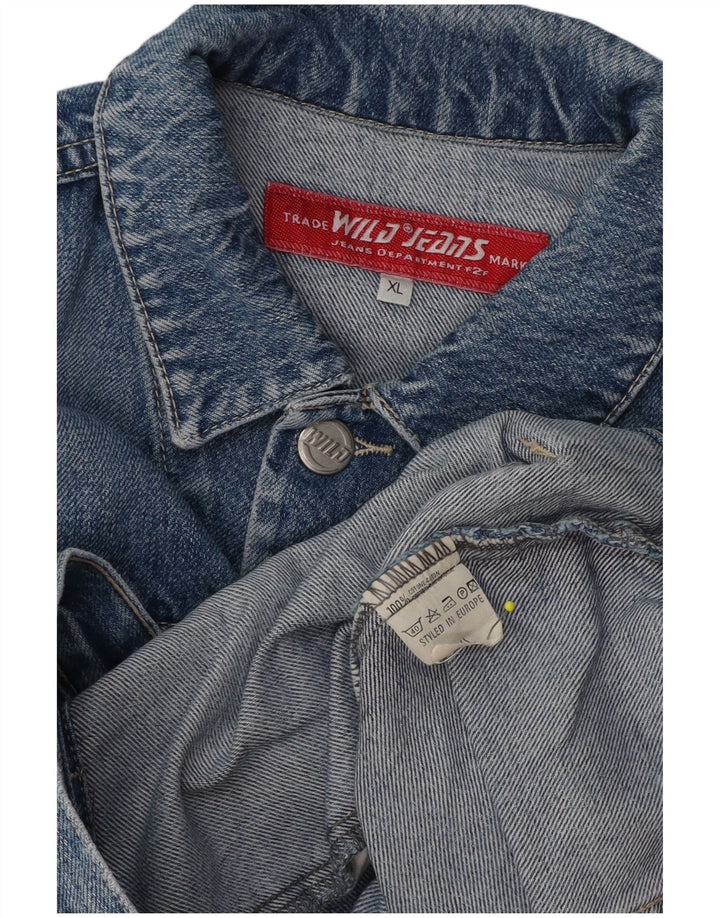 Jachetă de blugi pentru femei Wild Jeans UK 18 XL Bumbac albastru