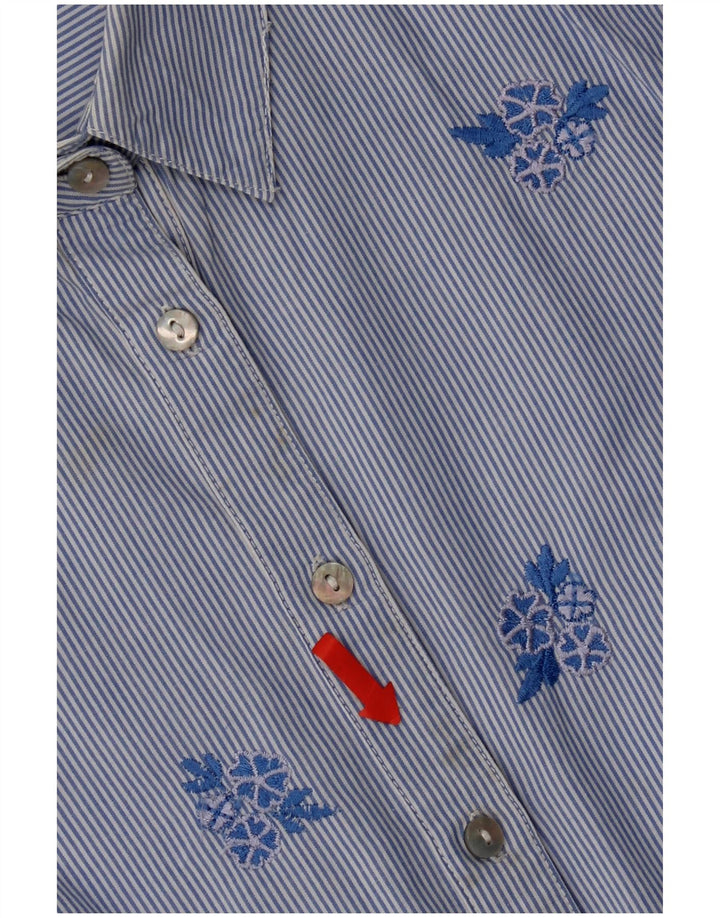 Cămașă pentru femei Monsoon UK 8 Small Blue Floral Bumbac