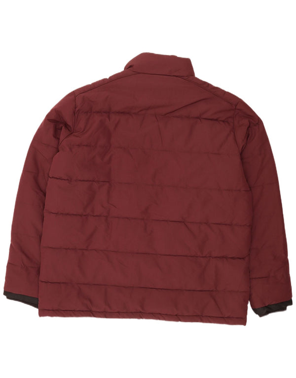 Jachetă căptușită pentru bărbați Marks & Spencer UK 46 3XL Burgundy Poliester Modern