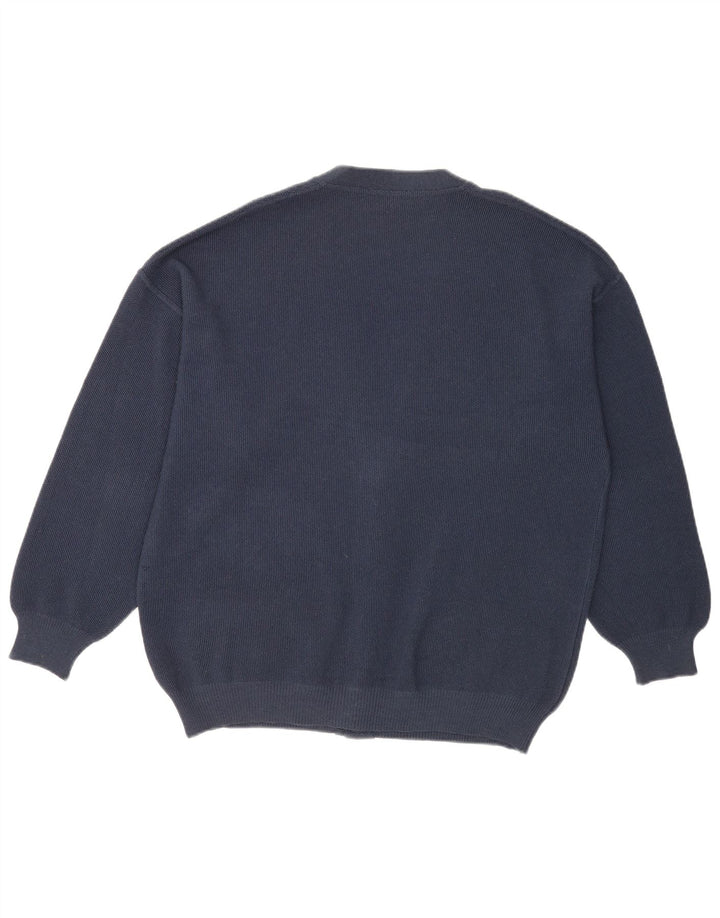 Pulover cardigan bărbați Il Granchio Lână mare, albastru