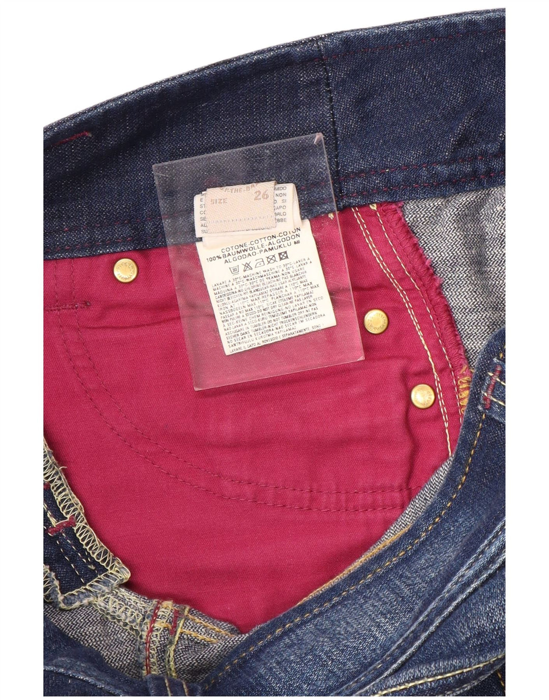 DIESEL Blugi Bootcut pentru Damă W26 L29 Bumbac Albastru