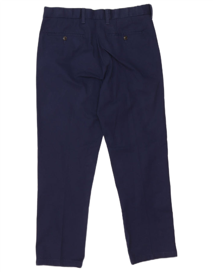 Pantaloni chino obișnuiți Blue Harbour pentru bărbați Marks & Spencer L34 L29 bleumarin