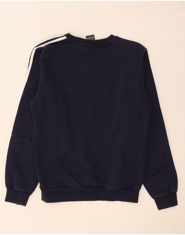 Hanorac pentru bărbați Adidas Jumper mediu din bumbac bleumarin