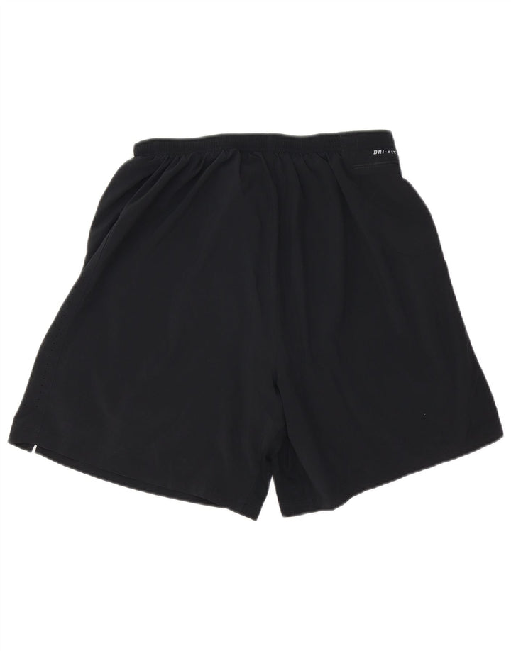 Pantaloni scurți sport NIKE Dri Fit pentru bărbați, mari, negru, poliester