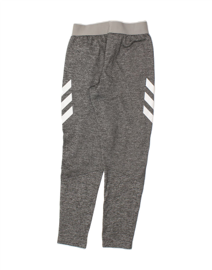 ADIDAS Boys Tracksuit Trousers 11-12 Years Grey Flecked Polyester Vintage Adidas and Second-Hand Adidas from Messina Hembry 