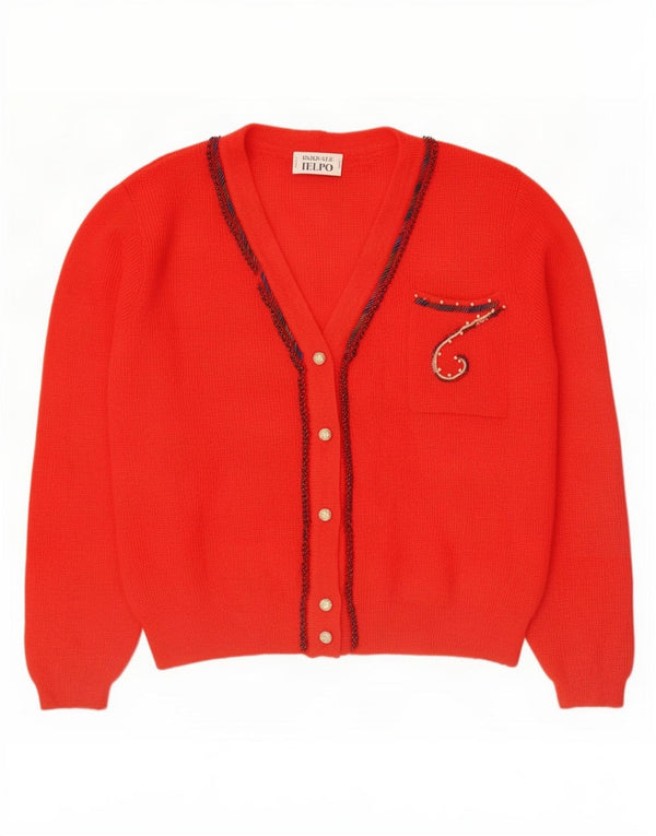 Pulover Cardigan Femei Pasquale Ielpo IT 44 Medium Red Mohair