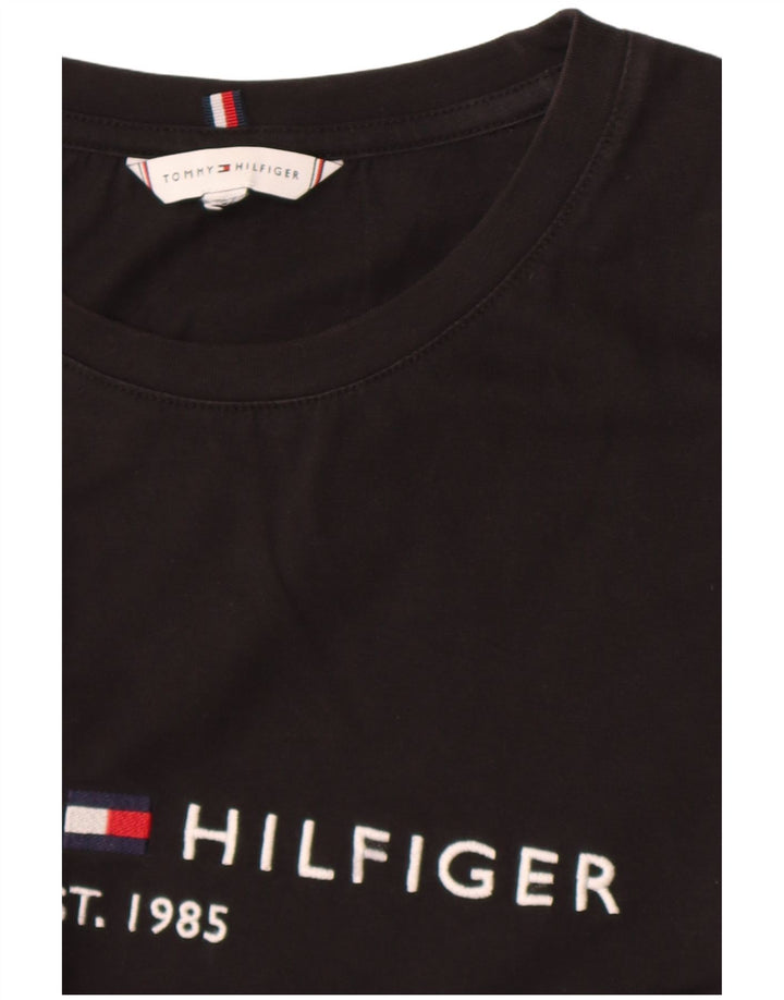 Tricou grafic pentru bărbați Tommy Hilfiger Top XL negru