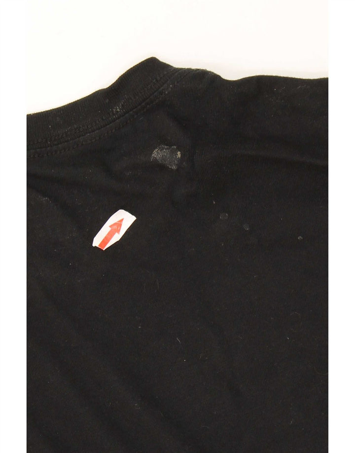 Top grafic Vans cu mânecă lungă XL, bumbac negru