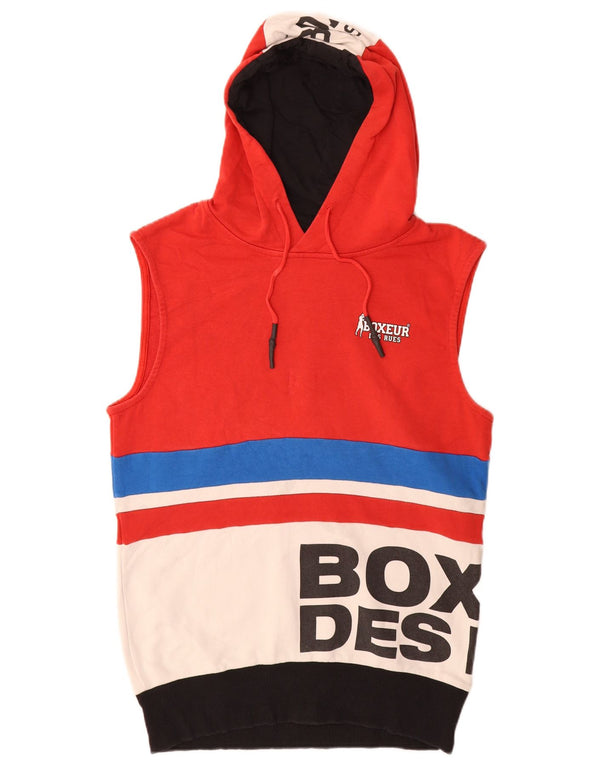 Jumper Boxeur Des Rues pentru băieți, cu grafică, 13-14 ani, XL, roșu