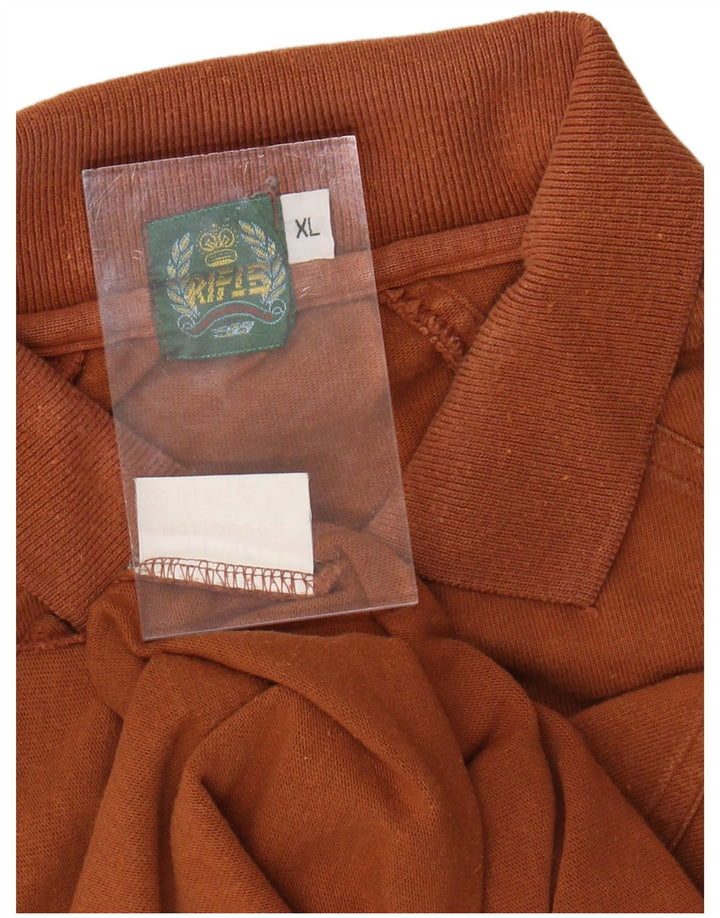 RIFLE Tricou Polo XL Maro Bumbac