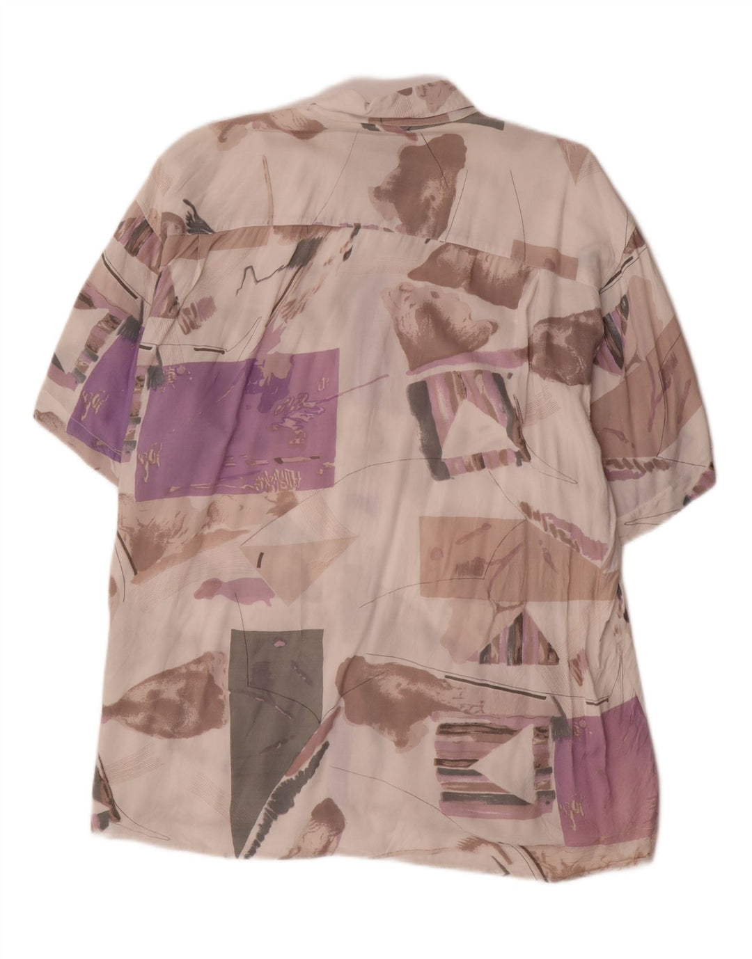 Cămașă pentru bărbați VINTAGE cu model abstract Mărimea 43/44 XL multicoloră