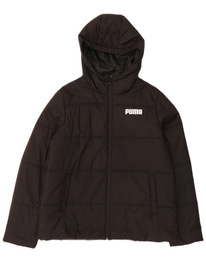 Jachetă căptușită cu glugă Puma pentru femei UK 16 Poliester negru mare