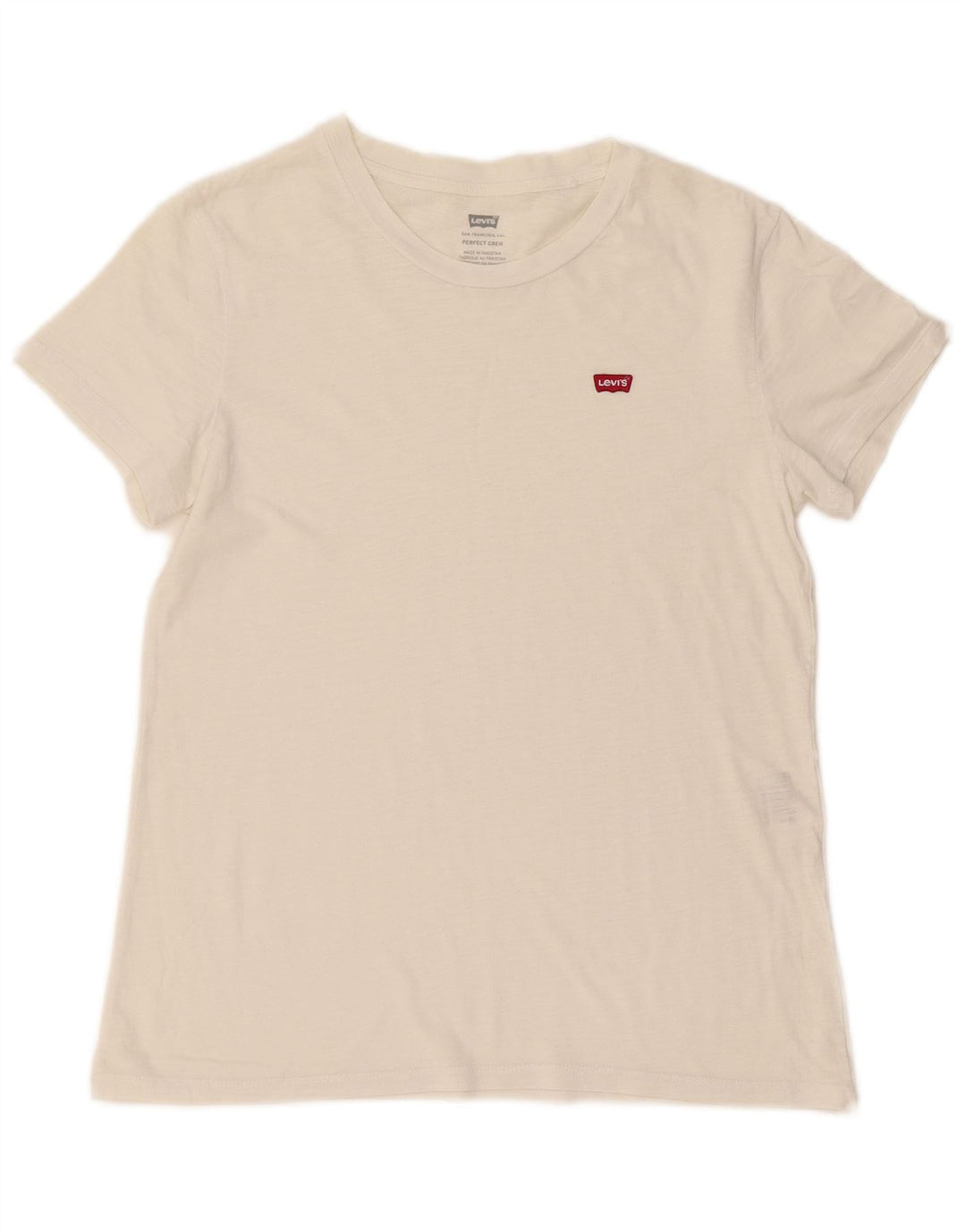 Tricou Levi's Perfect Crew pentru bărbați Top mic alb