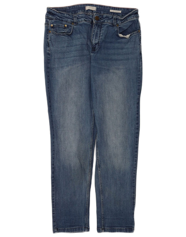 Blugi drepti pentru femei Joules Girlfriend UK 12 Medium W30 L28 Blue Bumbac