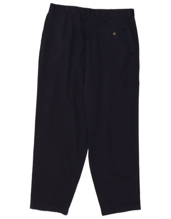 Pantaloni chino pentru femei cu talie înaltă L.L.Bean US 18 2XL W36 L29 bleumarin