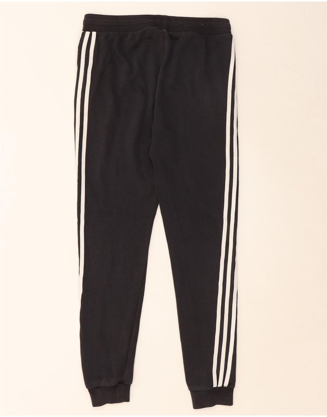 ADIDAS Băieți Pantaloni Trening Pantaloni Joggeri 14-15 Ani Bumbac Negru