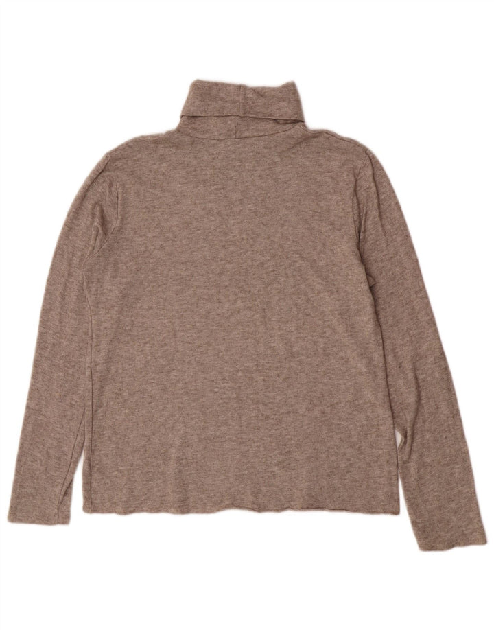 Bluză pentru femei Zara cu gât rulat, UK 18 XL, maro