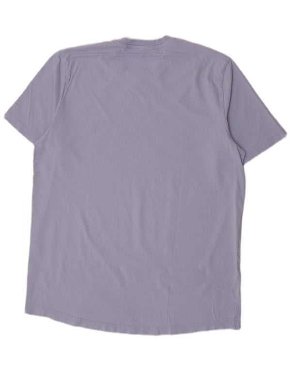 Tricou pentru bărbați Adidas Top mare violet din bumbac