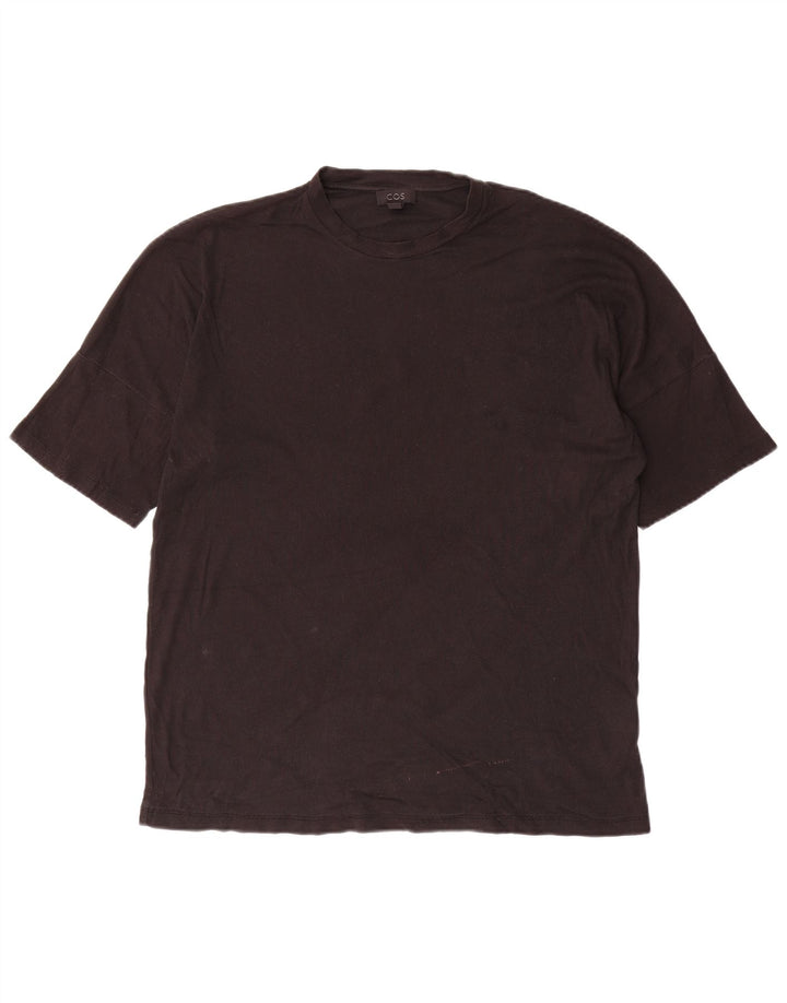 Tricou pentru bărbați Cos Top Mediu Negru Bumbac