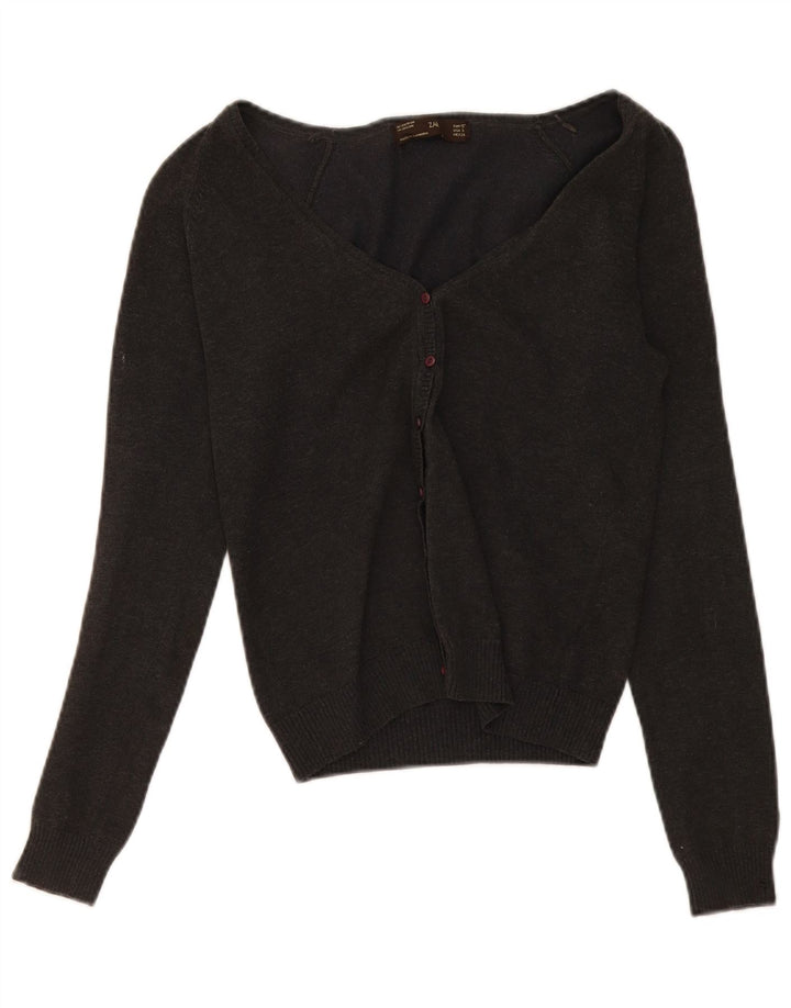 Pulover cardigan pentru femei Zara UK 10 Mic Gri