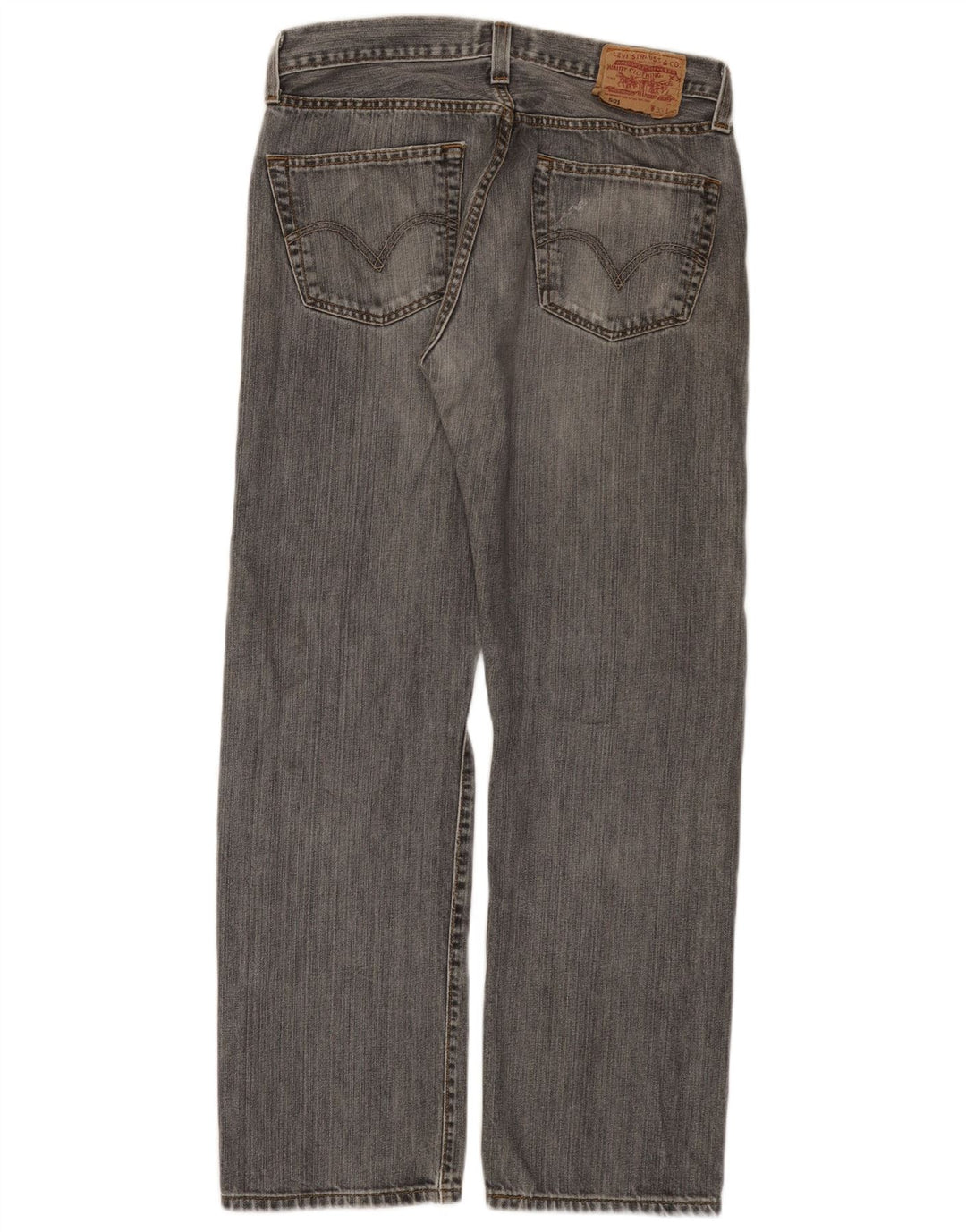 Blugi drepti pentru bărbați Levi's 501 W33 L30 gri